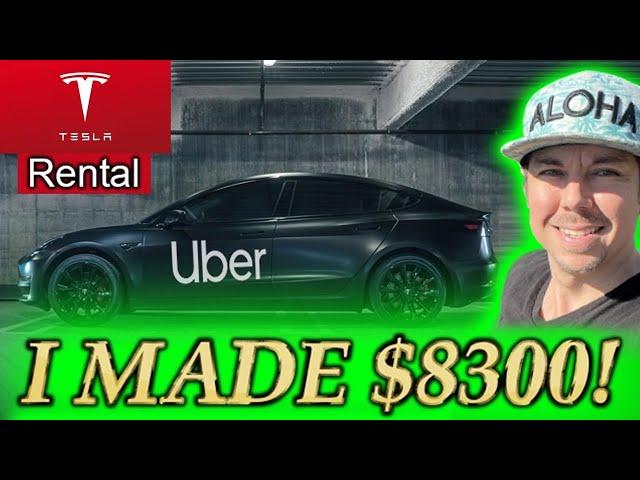 Renting A TESLA To Drive For Uber (How Much I Made!)