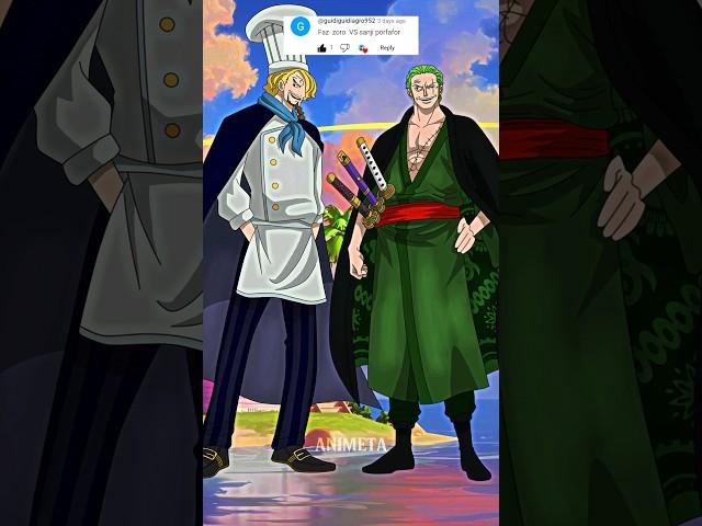 Who is strongest || Zoro vs Sanji #shorts #onepiece #anime