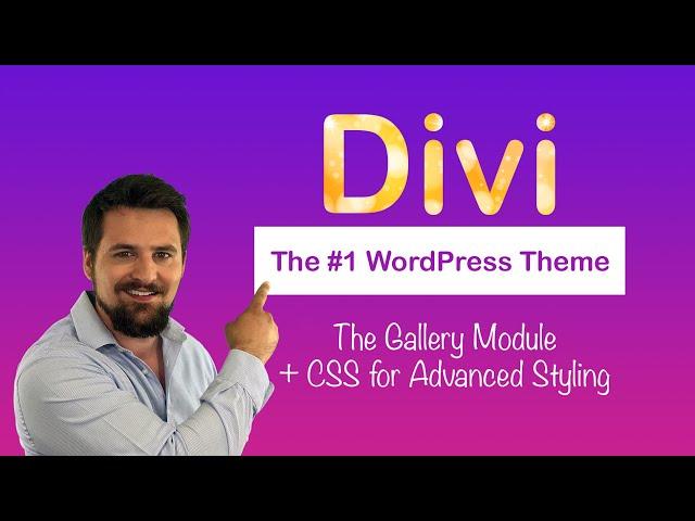 Divi Tutorial Gallery Module