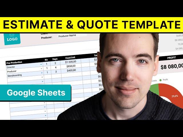 Video Production Bidding Proposal Template | Video Quote Template