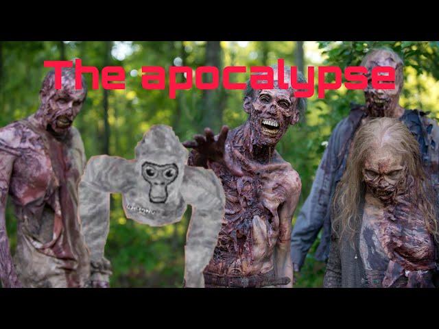 The zombie apocalypse ( gorilla tag role play)