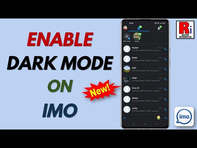 How to Enable Dark Mode on Imo (New Update)