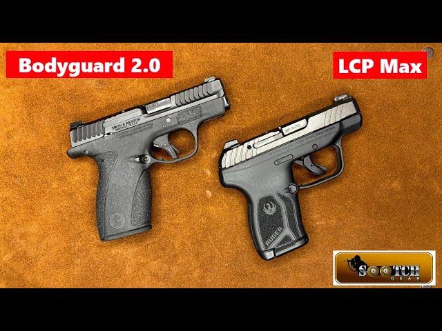 New S&W Bodyguard 2.0 vs Ruger LCP Max Gun Comparison