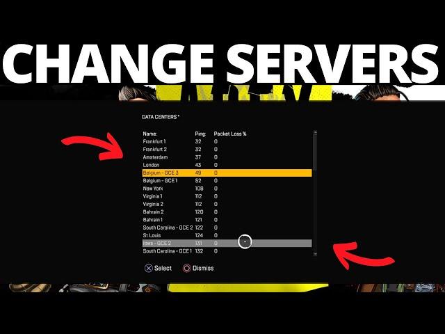 How To Change Servers In Apex Legends