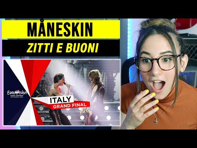 Måneskin - Zitti E Buoni - Italy  - Grand Final - Eurovision 2021 | Singer Reacts