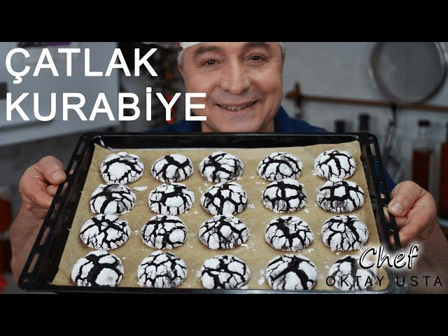 Chocolate Crinkle Cookie Recipe️| Chef Oktay Usta