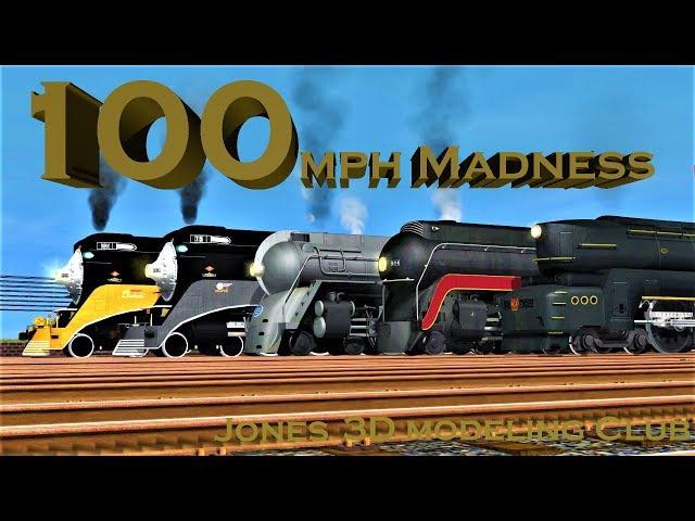 [100mph Streamliner Madness!] Southern Pacific GS-3 VS PRR T1, N&W Class J, Dreyfuss Hudson - Trainz