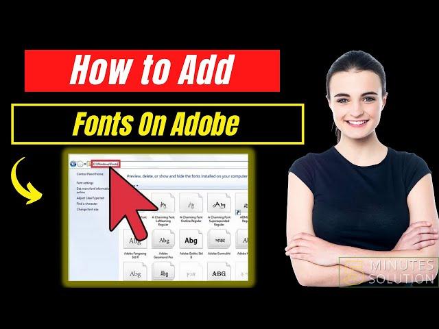 How to add fonts to adobe acrobat 2024 | install fonts adobe reader