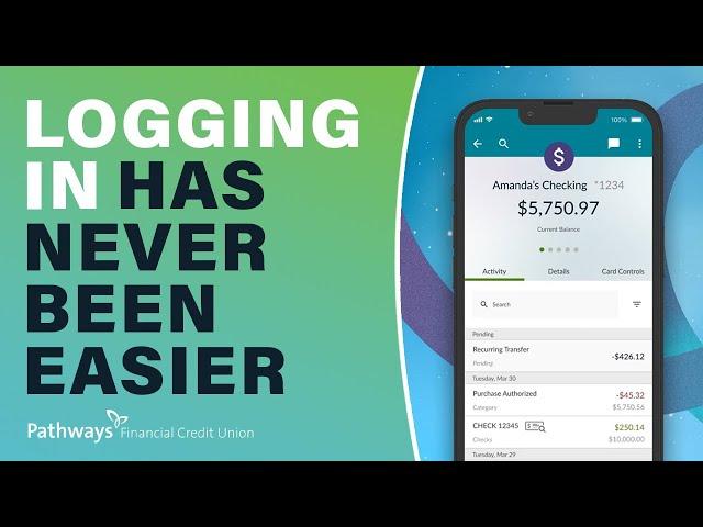 How To Log In for the First Time | Pathways Financial Credit Union