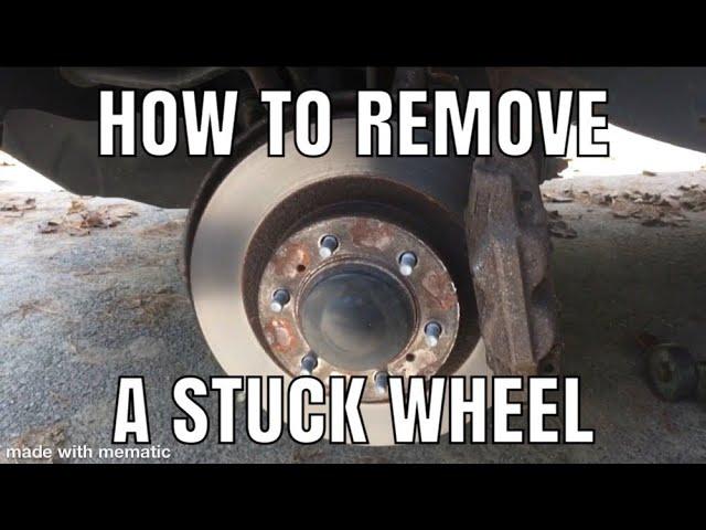 EASILY Remove a Stuck Wheel From a Car or Truck!