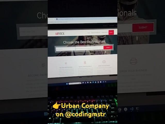 Download Urban Company Clone Source code from @codingmstr #business #startup