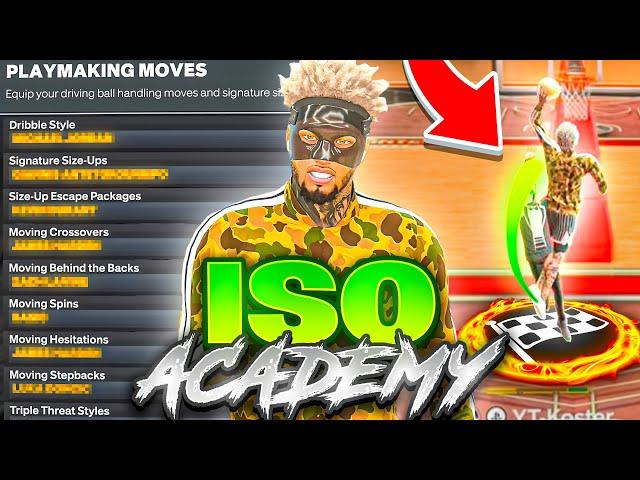 NBA 2k24 ISO ACADEMY! BEST ISO BUILDS! BEST JUMPSHOTS + DRIBBLE MOVES & DUNK PACKAGES!