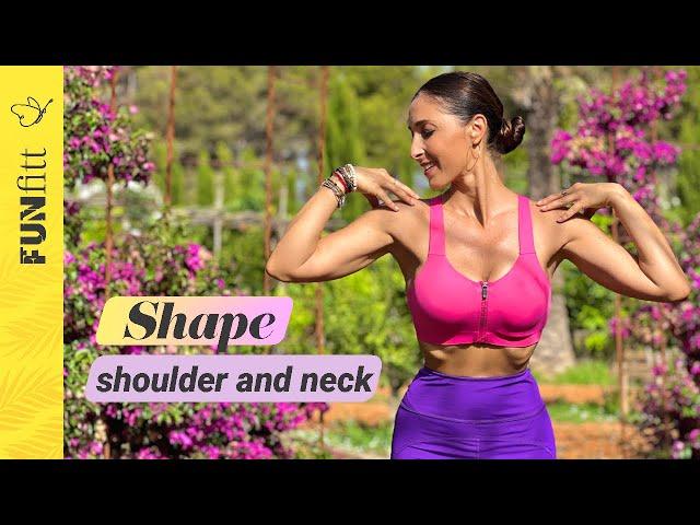 How to Shape Your Shoulders and Neck at Home in 10 Minutes. Perfect for improving your posture too!