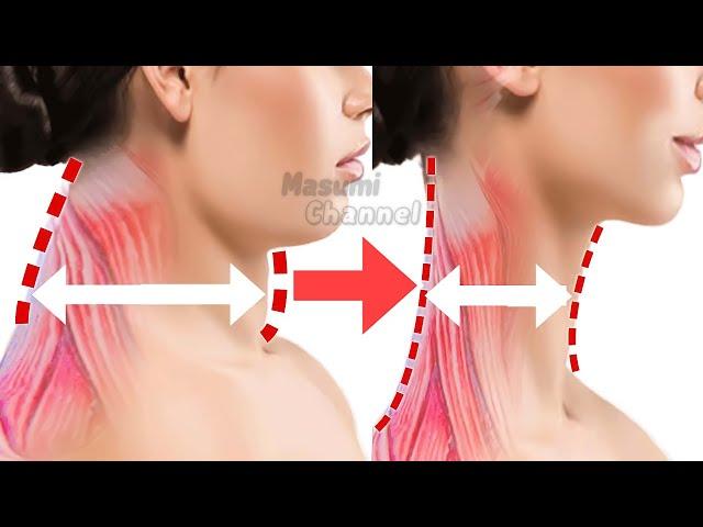 Slim Neck Exercise! Get Beautiful, Long, Thin Neck | Lose Neck Fat & Double Chin