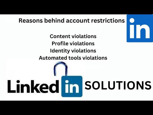 Why LinkedIn account restriction/Type of LinkedIn restrictions with examples