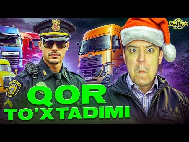 UZBEKISTONGA FURADA! QOR TOXTADIMI? / JANJAL BO'LDI GAI SHTRAF BO'SDI / ROMA AKA EURO TRUCK 2