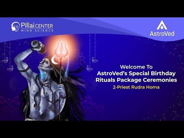 2 Priest Siva Ashtothara Archana + Rudra Parayanam folllowed by Rudra Homa & Birthday Package