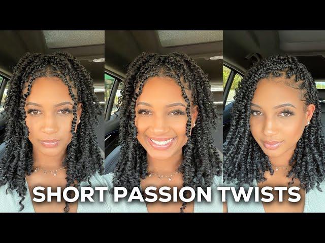 DIY Short Passion Twists | No Tension | Trendy Summer Style