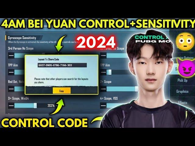 (2024) 4AM BEI YUAN NEW 3.1 SENSITIVITY SETTINGS/ 4AM BEI YUAN CONTROL CODE