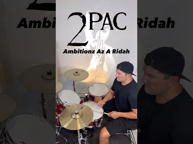 2Pac - Ambitionz Az A Ridah #drums #drumcover #shorts #2pac