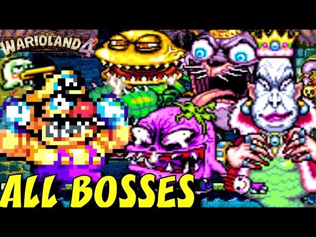 Wario Land 4 - All Bosses (No Damage)