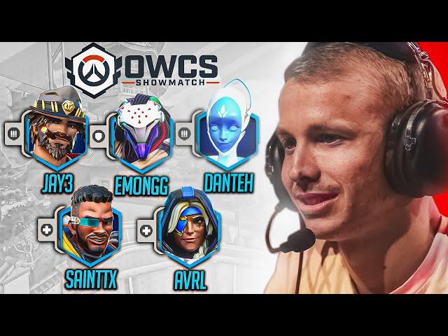 I Played in the OWCS Major SHOWMATCH... (ft. Danteh, Emongg, Sainttx & Avrl)