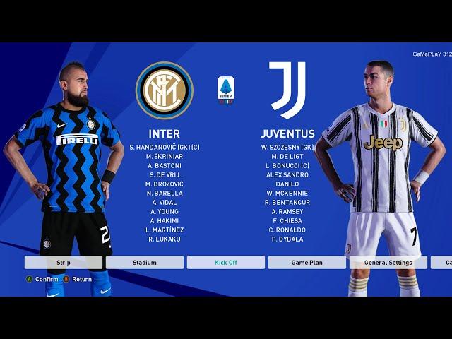 PES 2021 - Inter vs Juventus - Serie A TIM Gameplay - C.Ronaldo vs Inter