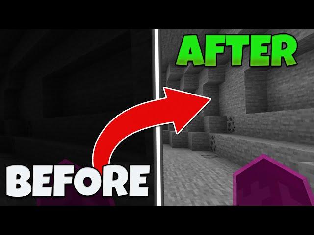 GAMMA 100% Minecraft 1.21 Java & Bedrock | How To Increase Gamma In Minecraft Java And Bedrock