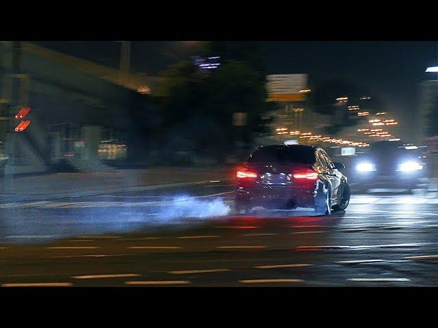 Nightmare Mercedes & BMW M3 F80 CRAZY DRIFT Moscow