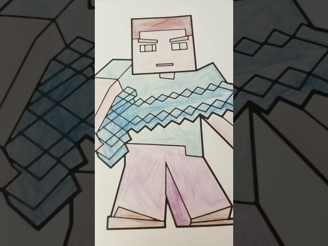 i coloured minecraft steve #steve