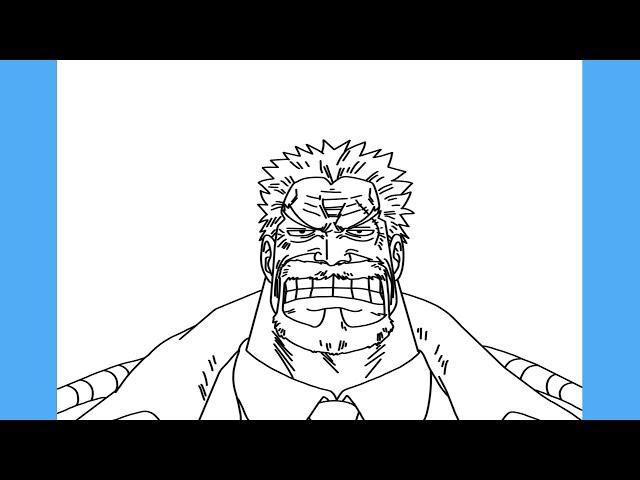 COMO DESENHAR O MONKEY D. GARP DE ONE PIECE