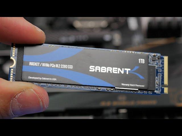 How to install Sabrent Rocket NVMe SSD