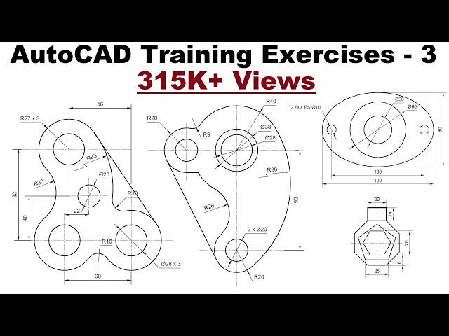 AutoCAD Training Exercises for Beginners - 3