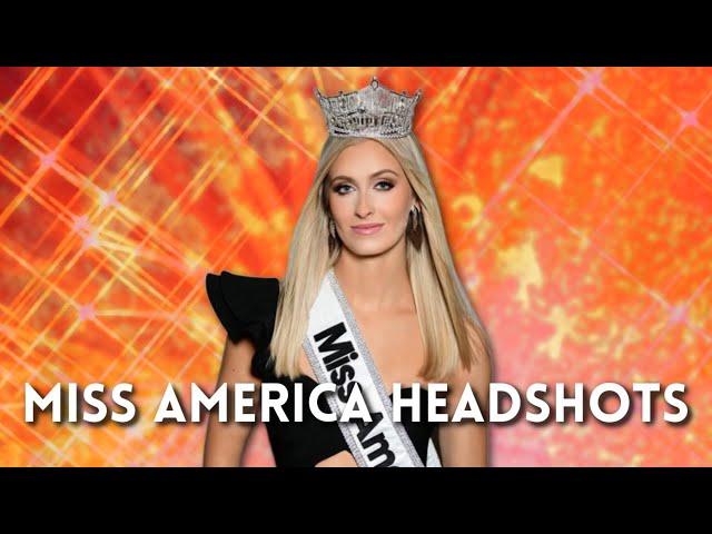 Miss America 2025 (The BEST Headshots!)