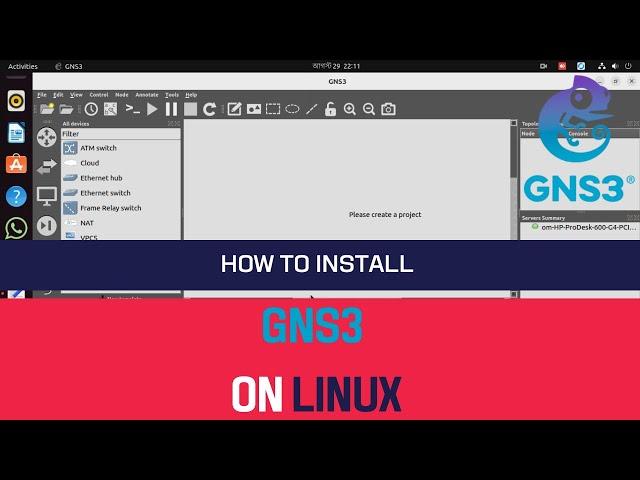 How to install gns3 on linux