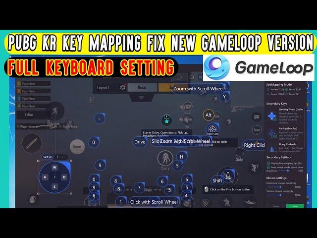 pubg gameloop key mapping fix | Gameloop Key Mapping Problem | Pubg keyboard setting | usman is live