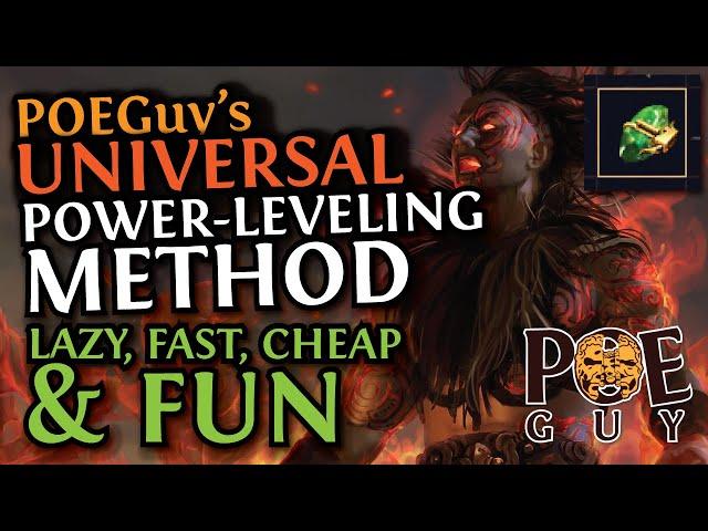 [POE 3.23] SPEED THROUGH THE CAMPAIGN IN THE LAZIEST POSSIBLE WAY | POEGUY's POWER-LEVELING METHOD