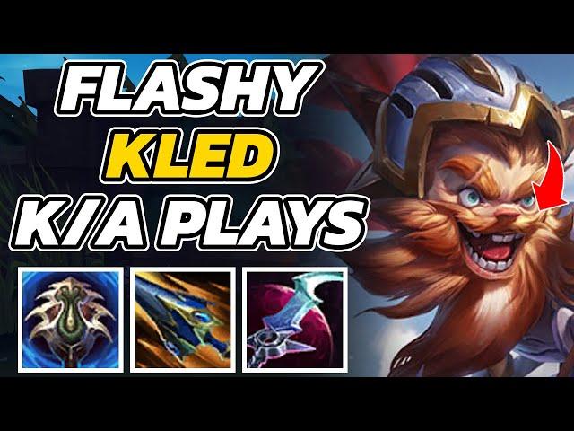 CHALLENGER KLED GAMES. K/A PLAYS ONLY. LOL META. 56% WIN KLED MIDDLE