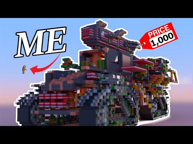 Minecraft's Most Expensive Tank!(+World Download)