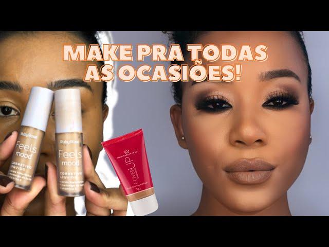 MAKE NEUTRA COMPLETA SÓ COM BARATINHOS! | A MAKE MATTE NEUTRA PRA USAR EM QUALQUER OCASIÃO