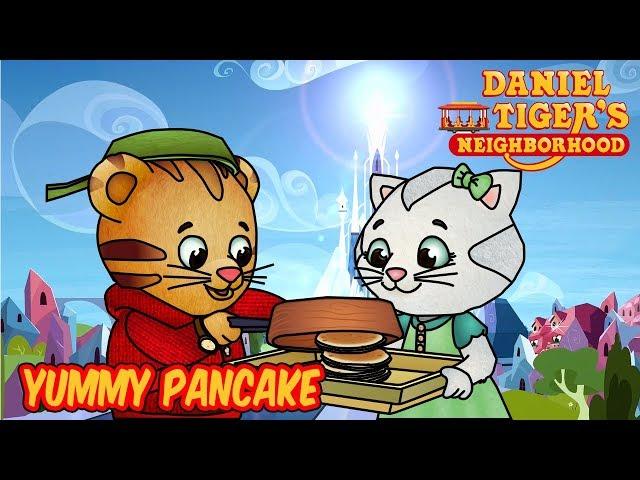 Daniel Tiger's Neighborhood Yummy Pancake | Drawing and Coloring Characters Version