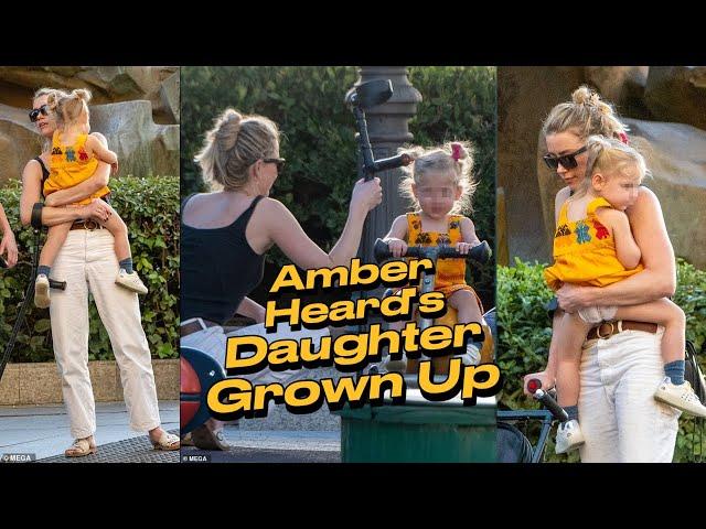 Amber Heard’s Daughter Is Now All Grown Up & On Her Feet