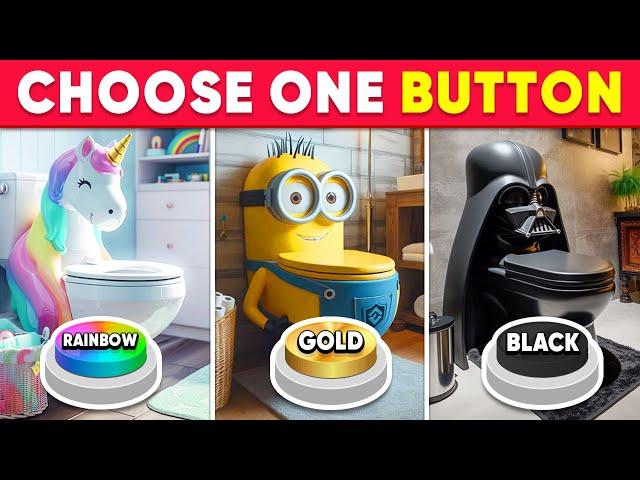 Choose One Button! Rainbow, Gold or Black Edition ⭐️ Quiz Kingdom