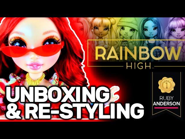 MGA Entertainment Rainbow High Fashion Dolls Ruby Anderson - Instant Ry Play - Rainbow High Dolls