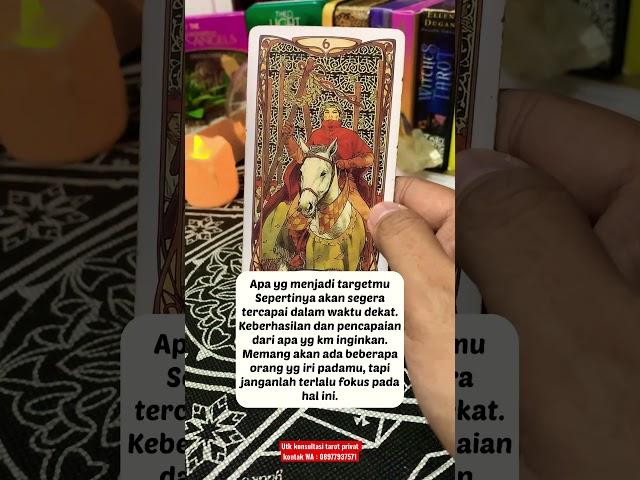 Semoga keberuntungan akan selalu menyertaimu. Aamiin .. #ramalan #tarot #tarotreading #ramalantarot