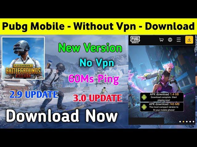 No Vpn || How To Play Pubg Without Vpn || Download & Play Full Prosess