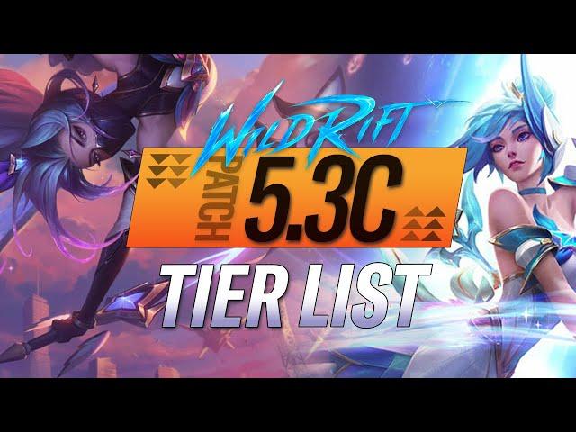 ULTIMATE CHAMPION TIERLIST Patch 5.3C | RiftGuides | WildRift