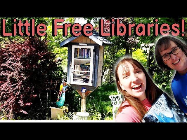 First Time Going LITTLE FREE LIBRARY HUNTING!