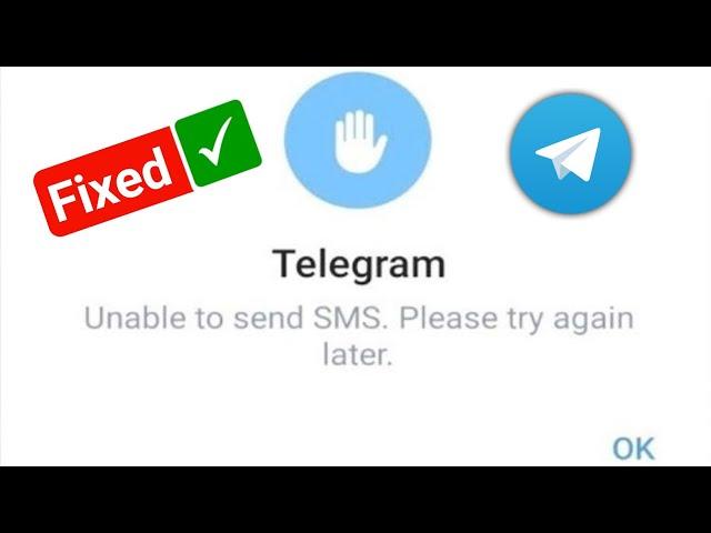 Telegram unable to send sms please try again later problem solve | Fix Telegram unable to send SMS