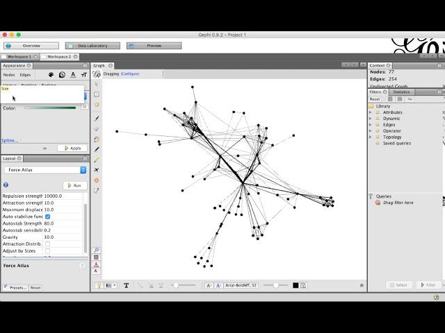 Updated Gephi Quick Start Tutorial for v 0.9